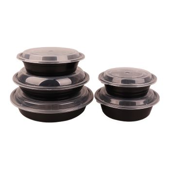 Black Takeout Disposable Packaging Box