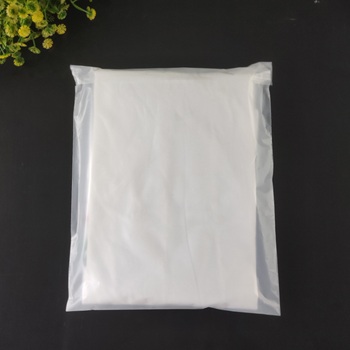 Frosted Transparent Biodegradable Clothing Bags | PLA+PBAT Self-Adhesive Packaging
